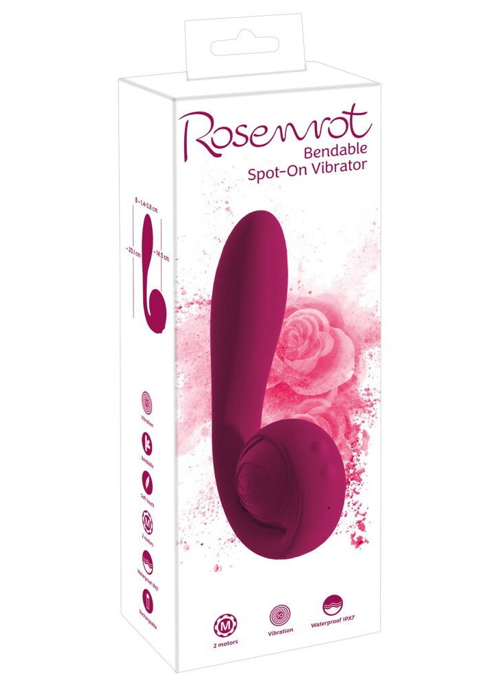 Rose Bendable Vibrator